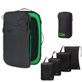 Carry On Travel Backpack Bundle | Island Hopper Travel Backpack with Toiletry Bag and Compression Packing Cube Set