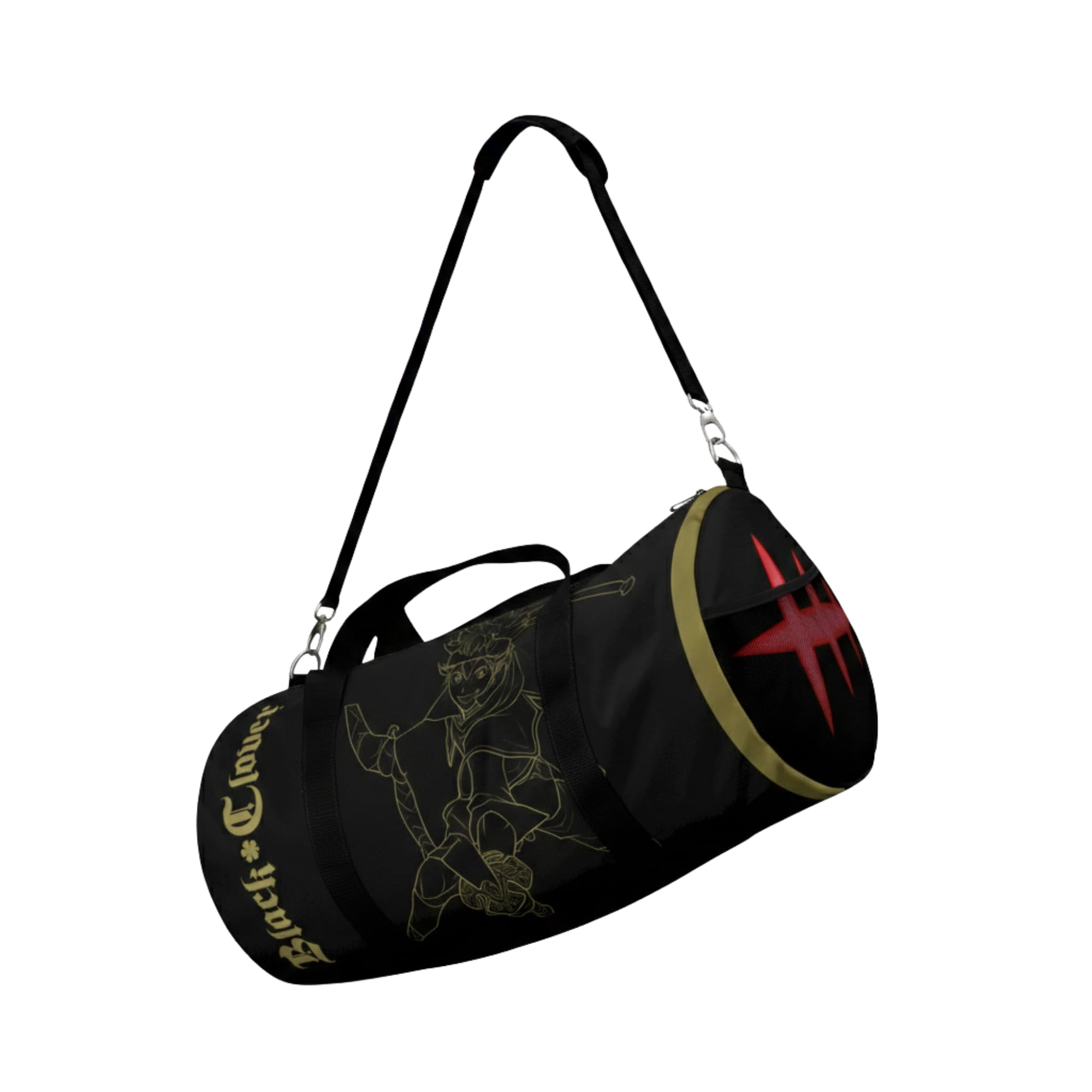 Anime Gym Bag for Women Men - Large Capacity Waterproof Workout Fitness Travel Sports Bags Fashion Street Camping ExpandaCLe Carry On Duffle Bag For Couple (Red Tachi) PTY