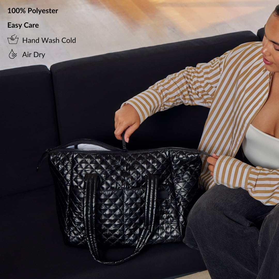 Vooray Alana Duffel Bag – Small Lightweight Travel Bag with Laptop Sleeve, Sports Gym Duffel for Women & Men, Weekender for Overnight, Everyday Use, or Hospital Travel