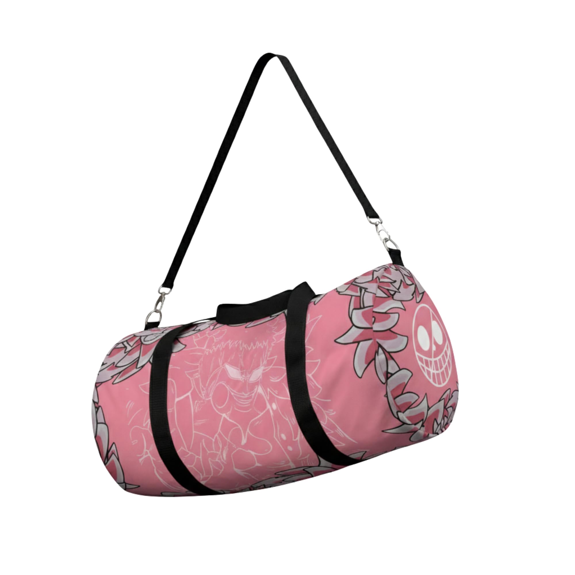 Anime Gym Bag for Women Men - Large Capacity Waterproof Workout Fitness Travel Sports Bags Fashion Street Camping ExpandaCLe Carry On Duffle Bag For Couple (Red Tachi) PTY