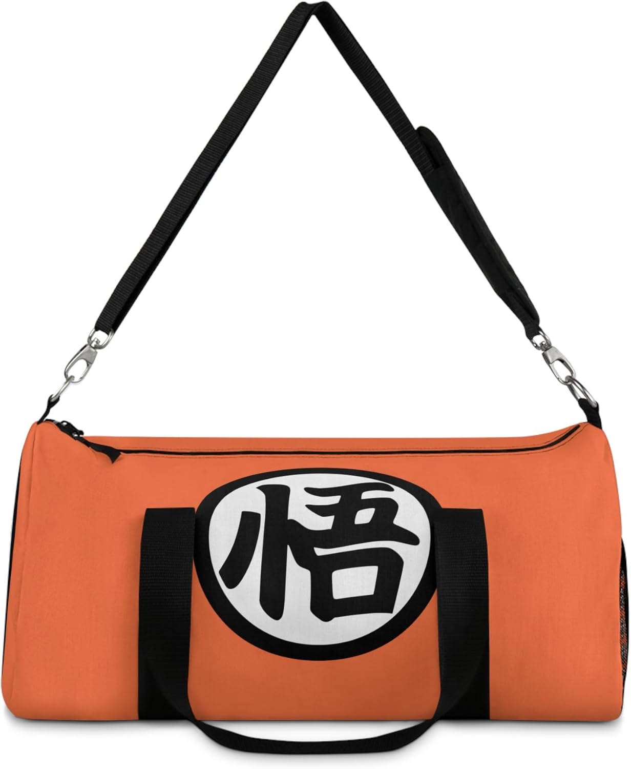 Anime Gym Bag for Women Men - Large Capacity Waterproof Workout Fitness Travel Sports Bags Fashion Street Camping ExpandaCLe Carry On Duffle Bag For Couple (Orange DZB)