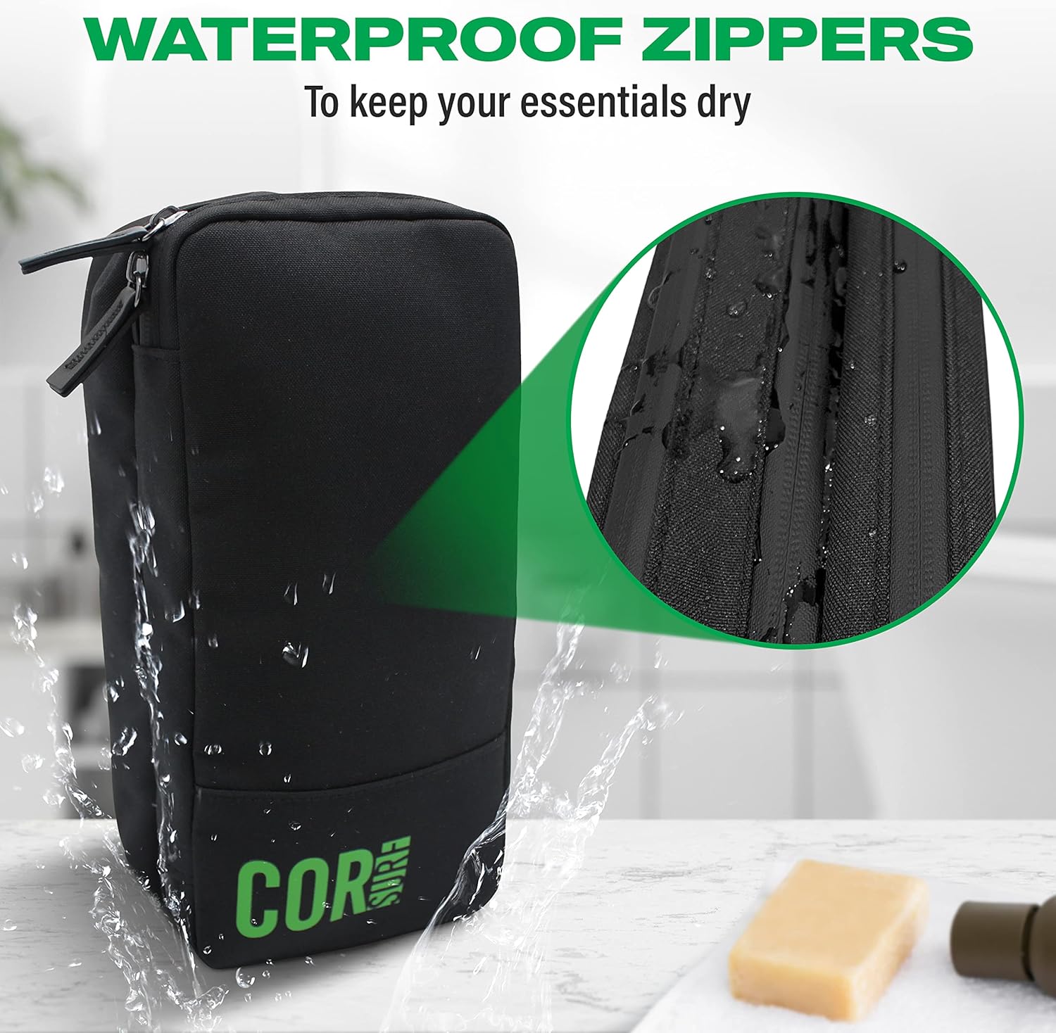 Carry On Travel Backpack Bundle | Island Hopper Travel Backpack with Toiletry Bag and Compression Packing Cube Set