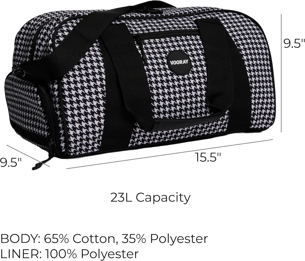 Vooray Burner Gym Duffel Bag, Gym Bag for Women and Men with Shoe Compartment, Weekender, Overnight & Travel Duffel for Sports and Workout